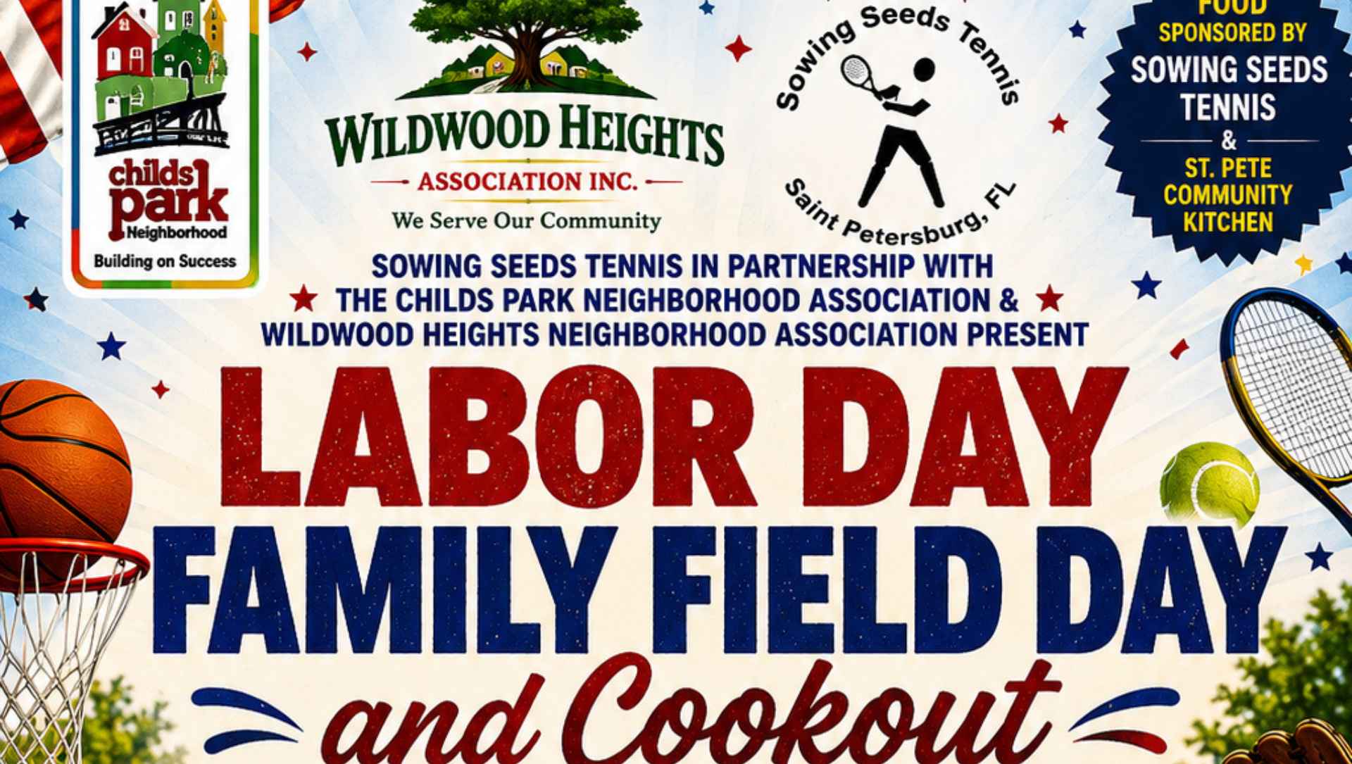 Labor Day Family Field Day and Cookout